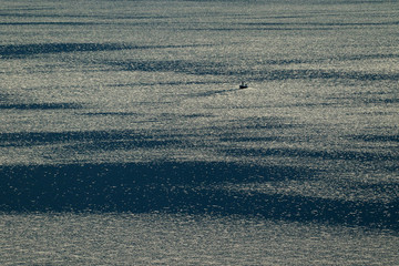 Lake Como, lake of glacial origin in Lombardy, Italy