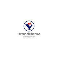 Checklist Home Logo Design vector