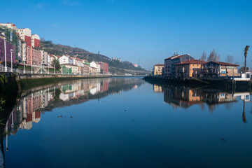 Fototapeta na wymiar Beautiful Industrial Bilbao