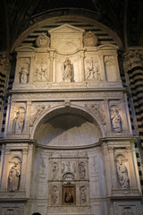 Obraz premium Interiors of Siena Cathedral, Siena, Tuscany, Italy
