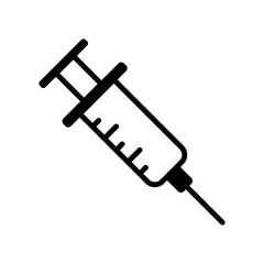 Syringe icon vector