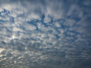 blue sky with clouds