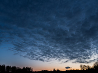 sky with clouds