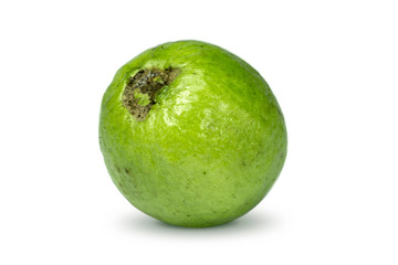 guava fresh fruit on white background