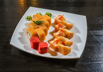 beautifully designed food on a plate Board