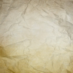 old wrinkled paper texture or background