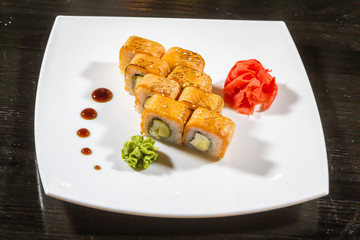 beautifully designed food on a plate Board