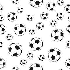 Seamless soccer ball.