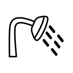shower icon collection, trendy style