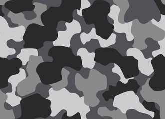 Fototapeta premium Camouflage seamless pattern. Abstract military or hunting camouflage background. Classic clothing style masking camo repeat print. Forest texture camouflage