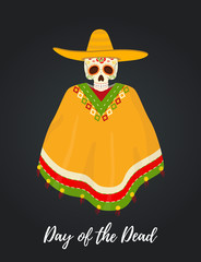 Vector Day of the Dead - national Mexican holiday
