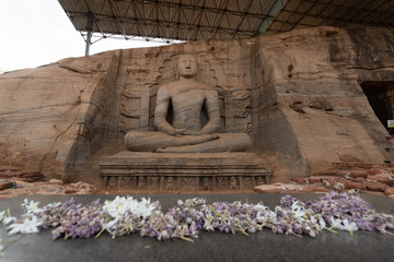The Gal Vihara, also known as Gal Viharaya and originally as the Uttararama, is a rock temple of...