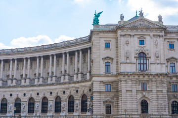 Fototapeta na wymiar fragment, Hofburg, palace, Travel, Vienna, Wien, Austria, Europe