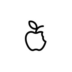 Vector illustration, apple icon design