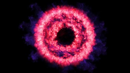 3d smoke explosion, shock wave effect, shockwave, ignition, magical effect isolated on black background.