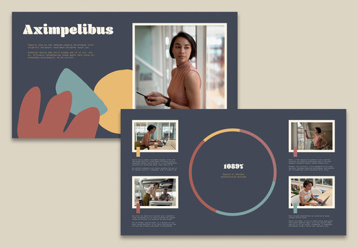 Dark Presentation Layout