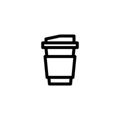 Vector illustration, paper cup coffee icon design