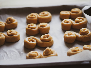 Czech Easter sweets caledd Jidase, Judas bakery