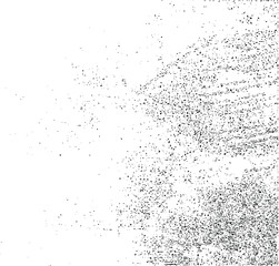 Abstract vector noise vanishing. Subtle grunge texture overlay with fine particles isolated on a white background. EPS10.