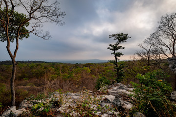 Fototapeta na wymiar view point at Nam Phong National Park