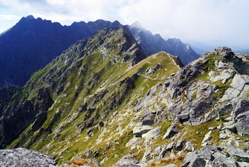 Krzyzne Pass in Tatra Mountains