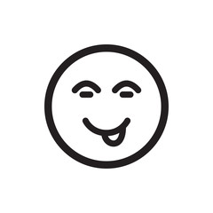 emotion icon in trendy flat style 