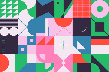 Neo Modernism Artwork Pattern Design