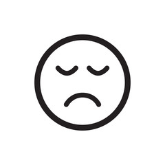 emotion icon in trendy flat style 