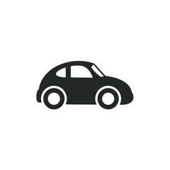 Car Icon vector sign isolated for graphic and web design. Car transportation symbol template color editable on white background.