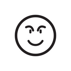 Fototapeta premium emotion icon in trendy flat style 