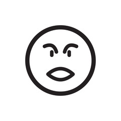 emotion icon in trendy flat style 