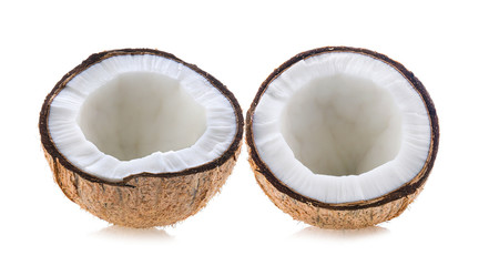 Coconut isolated on a white background