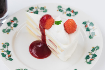 Soft Strawberry Cake