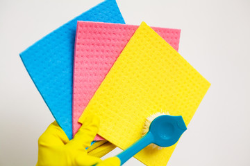 Product for professional cleaning on white background