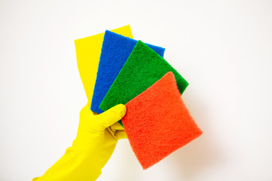 Product For Professional Cleaning On White Background