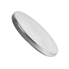 coin is isolated on a white background