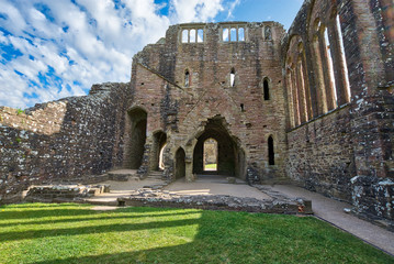 The ruins of Tintern Abbey, founded by Walter de Clare, Lord of Chepstow, on 9 May 1131. It is...