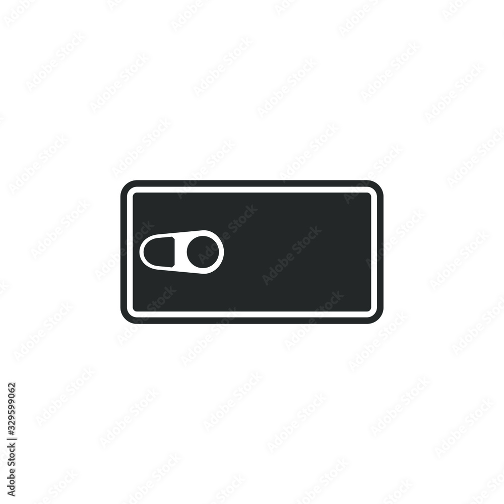 Aufkleber tin cans icon vector sign isolated for graphic and web design. tin cans symbol template color editab