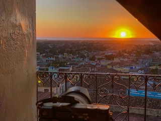 CUBA TRINIDAD SUNSET
