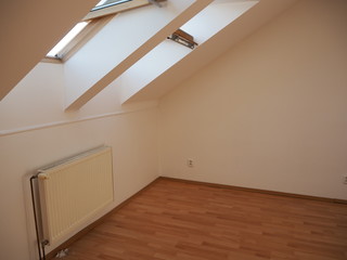 Light in empty room empty flat