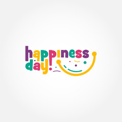 World Happiness Day Vector Design For Banner or Background