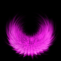 Abstract purple fractal background