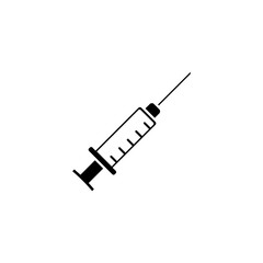 Syringe icon, great design for any purposes. Vector illustration. Symbol illustration.
