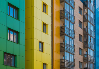 Modern building with blue sky