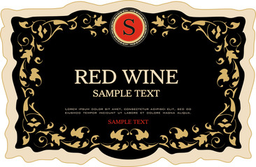 WINE LABEL ITALIAN FOOD AND DRINKS DECORATIVE STICKER FOR AMARONE, PROSECCO, CHIANTI, VALPOLICELLA,PRIMITIVE AND SPARKLING WINE