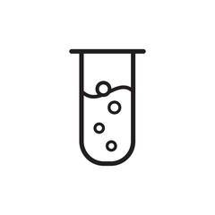 flask icon in trendy flat style 