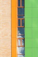 Modern building with blue sky