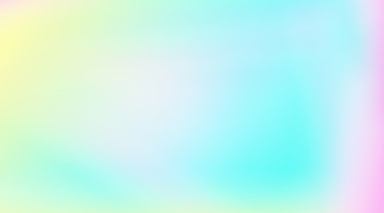 Abstract soft colorful background, painted light pastel colors wallpaper. Empty horizontal canvas of smooth yellow, white, azure blue and pink colours