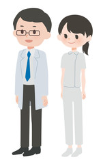 病院のスタッフ