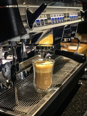 cup of coffee in cafe